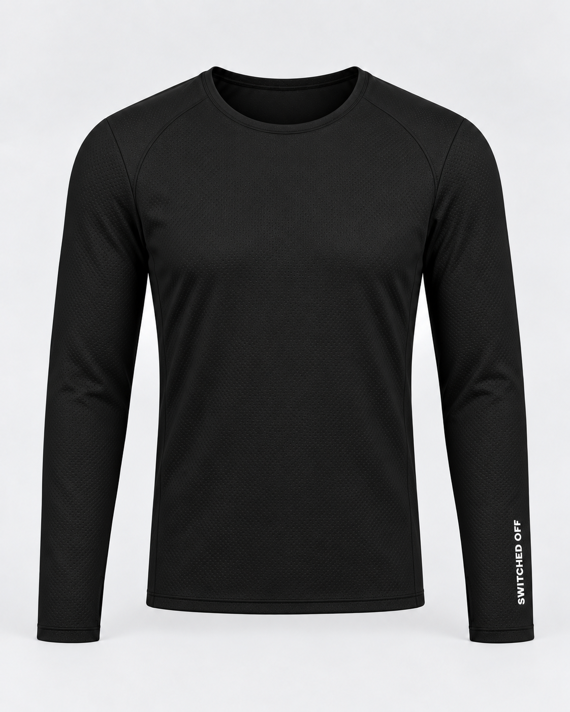Men’s Long-Sleeve Performance Top — Black