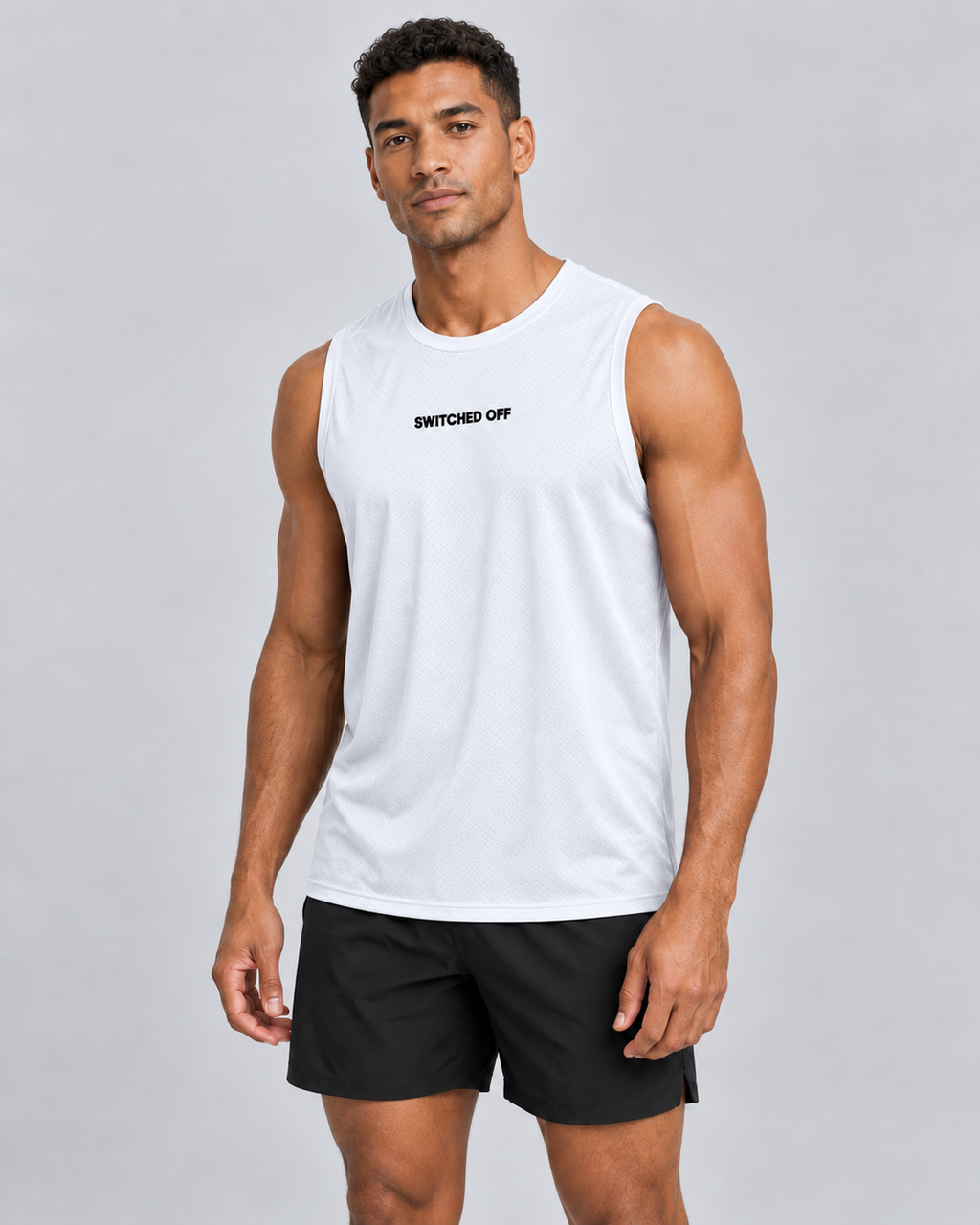 Men’s White Vest